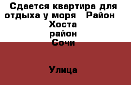 Сдается квартира для отдыха у моря › Район ­ Хоста район Сочи › Улица ­ Ялтинская  › Дом ­ 16 › Цена ­ 3 000 - Краснодарский край Недвижимость » Квартиры аренда посуточно   